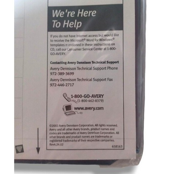 Avery 5 Packs Lot Big Tab Two Pocket Insertable 8 Tab Plastic Reference Dividers - Picture 7 of 11